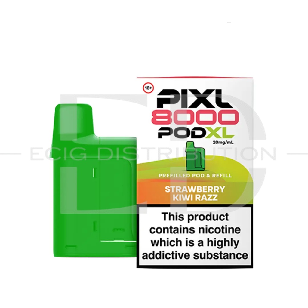 Pixl 8K Refillable Pod - Strawberry Kiwi Razz