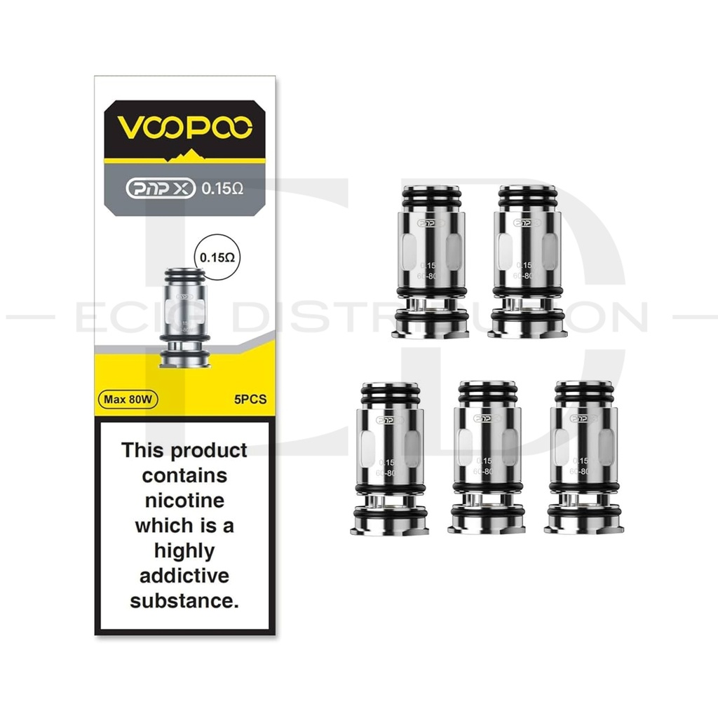 Voopoo PNP X Coil 5Pcs/Pack - 0.15 Ohm