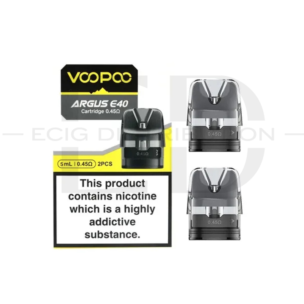Voopoo Argus E40 Refillable Pod 2Pcs/Pack -  0.45 Ohm XL
