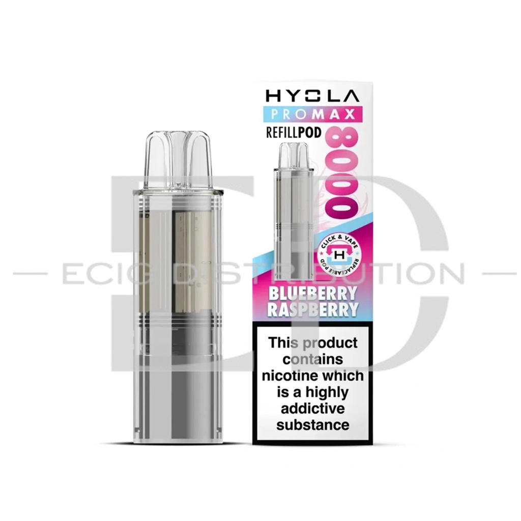 Hyola Promax 8K Refillable Pod - Blueberry Raspberry