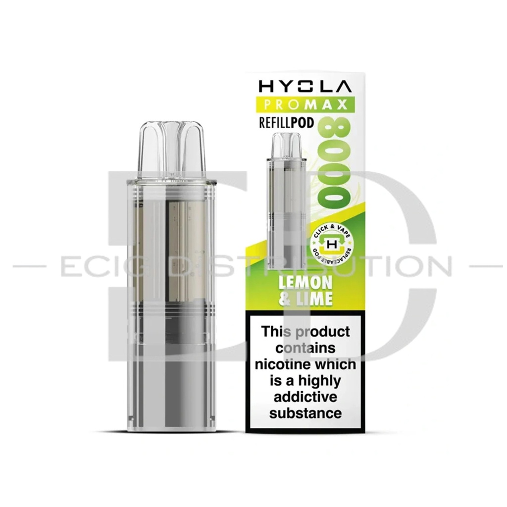 Hyola Promax 8K Refillable Pod - Lemon & Lime