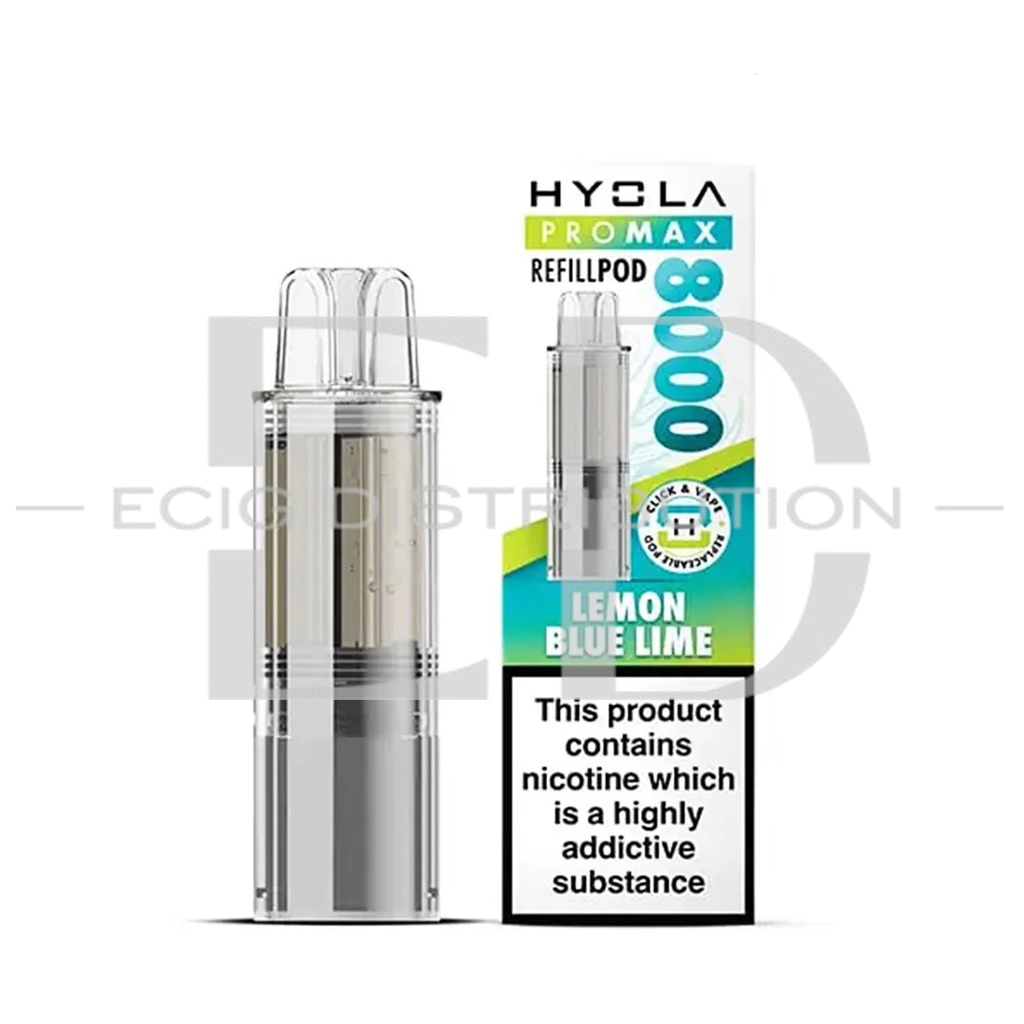 Hyola Promax 8K Refillable Pod - Lemon Blue Lime
