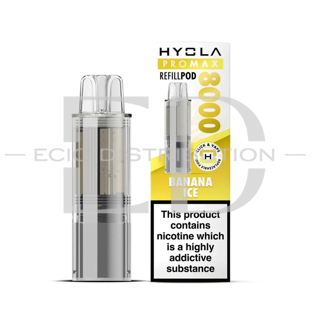 Hyola Promax 8K Refillable Pod - Banana Ice