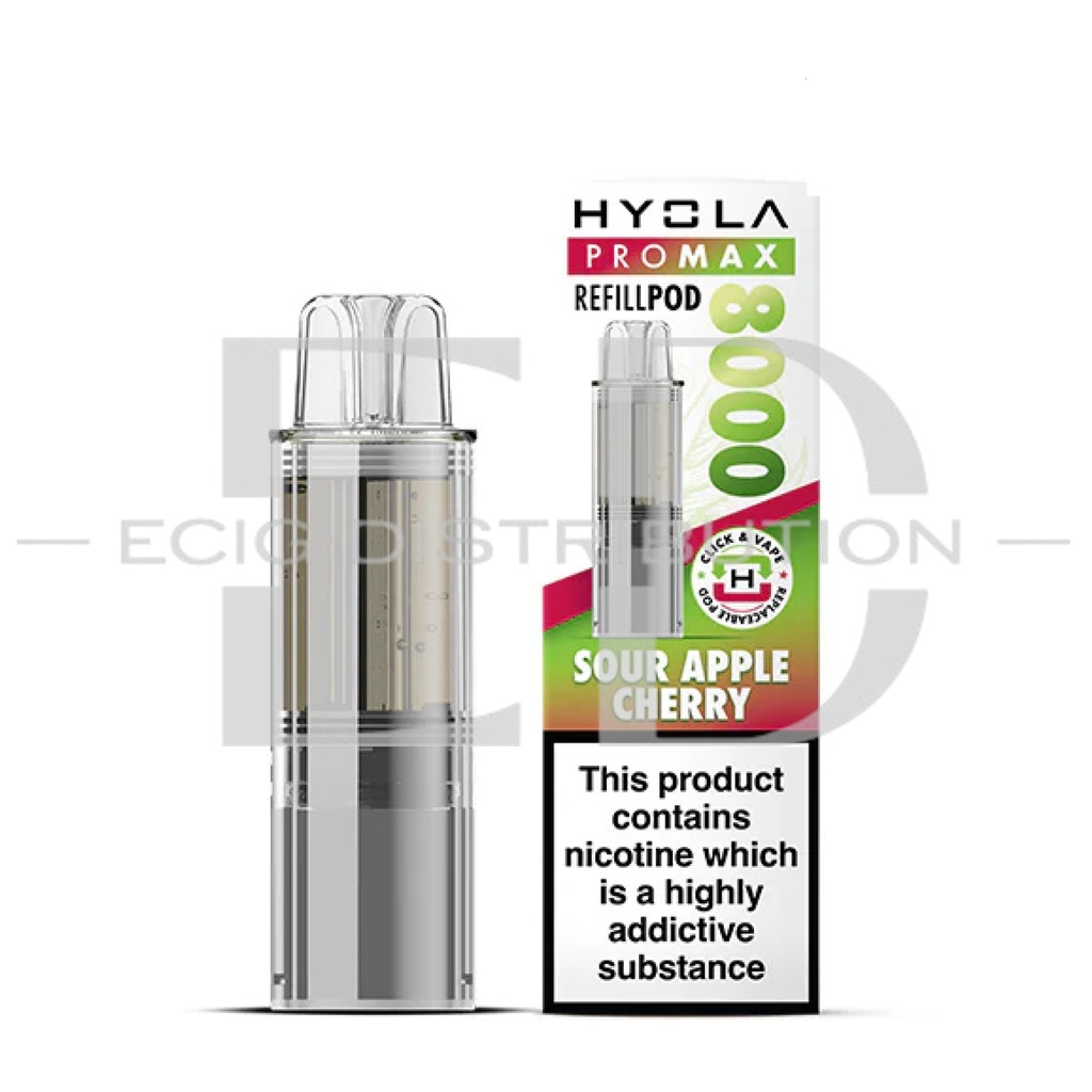 Hyola Promax 8K Refillable Pod - Sour Apple Cherry