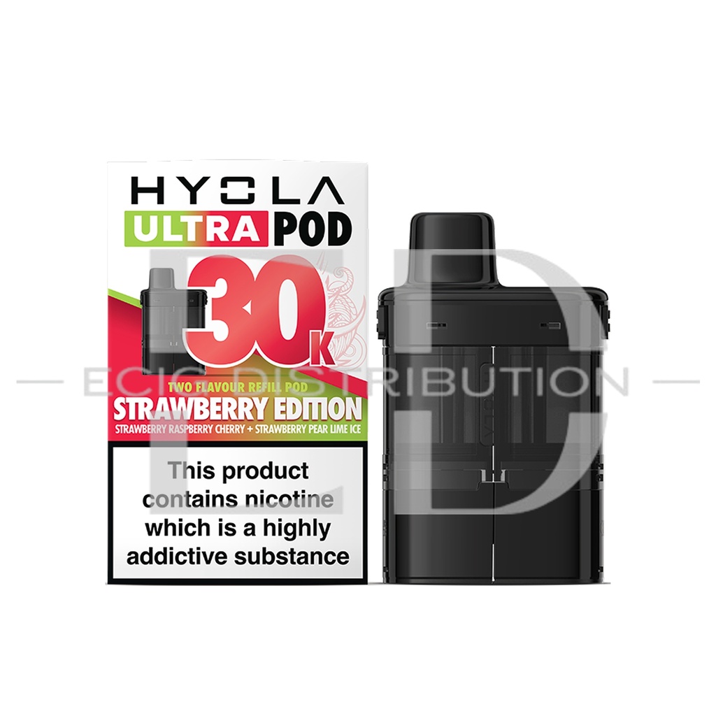 Hyola Ultra 30K Refillable Pod - Strawberry Edition
