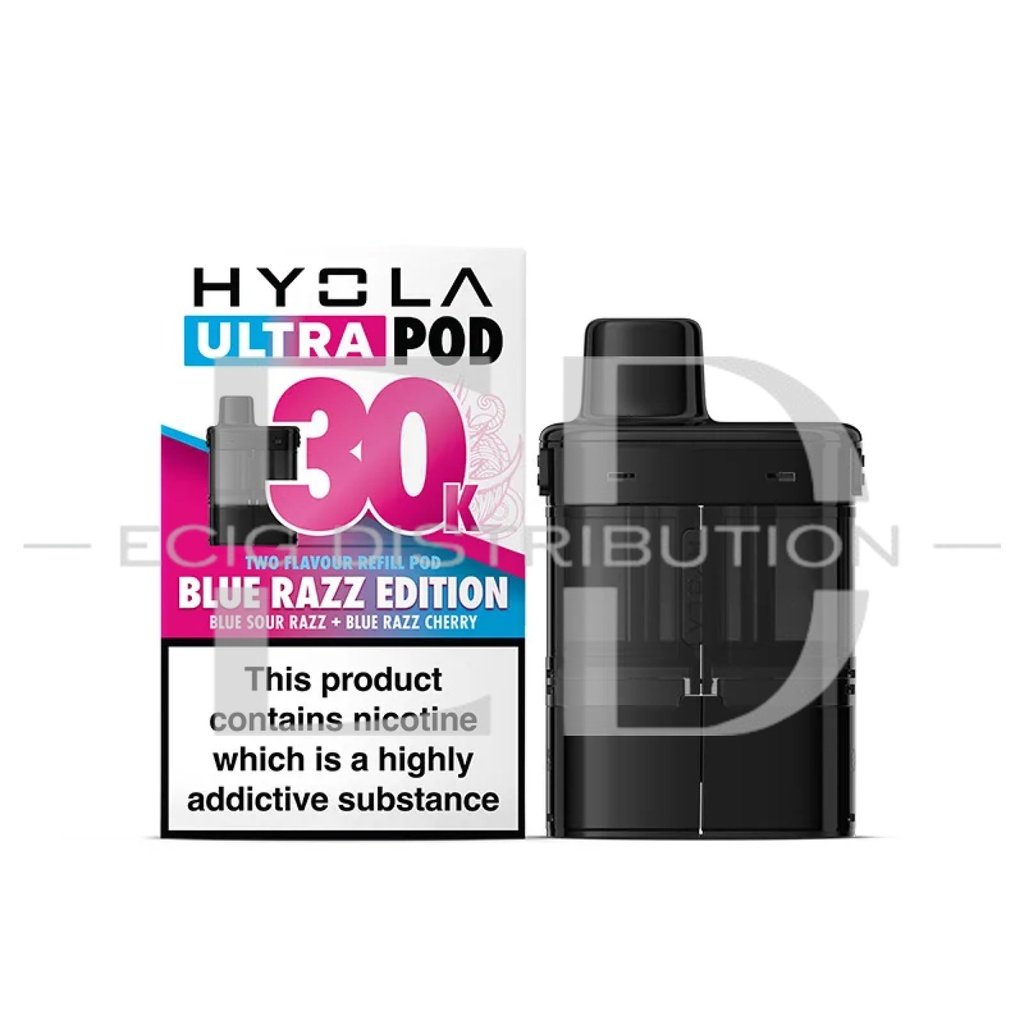 Hyola Ultra 30K Refillable Pod - Blue Razz Edition