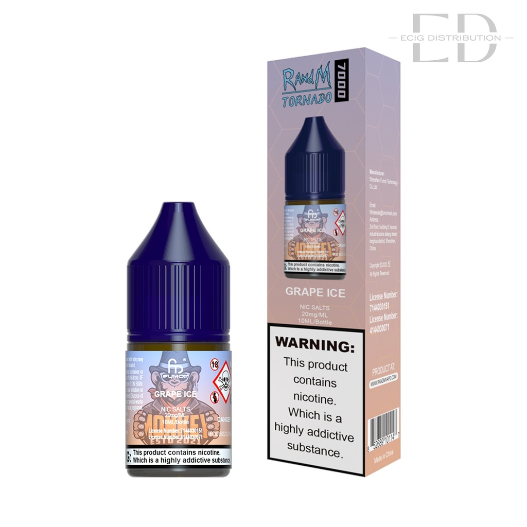 Fumot RandM Nic Salts - Grape Ice 20MG
