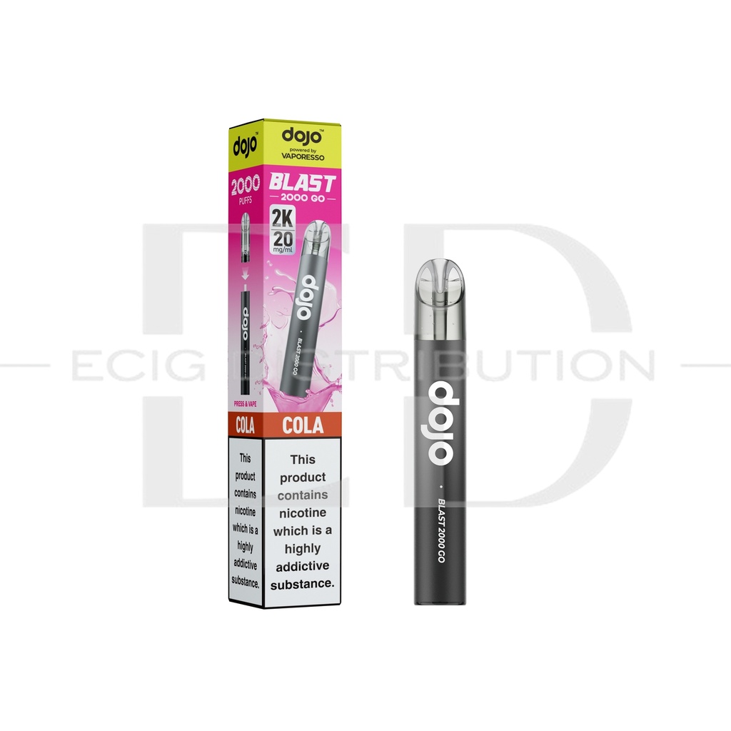 Vaporesso Dojo Blast 2000 Go Transparent Pod Kit - Cola 20MG