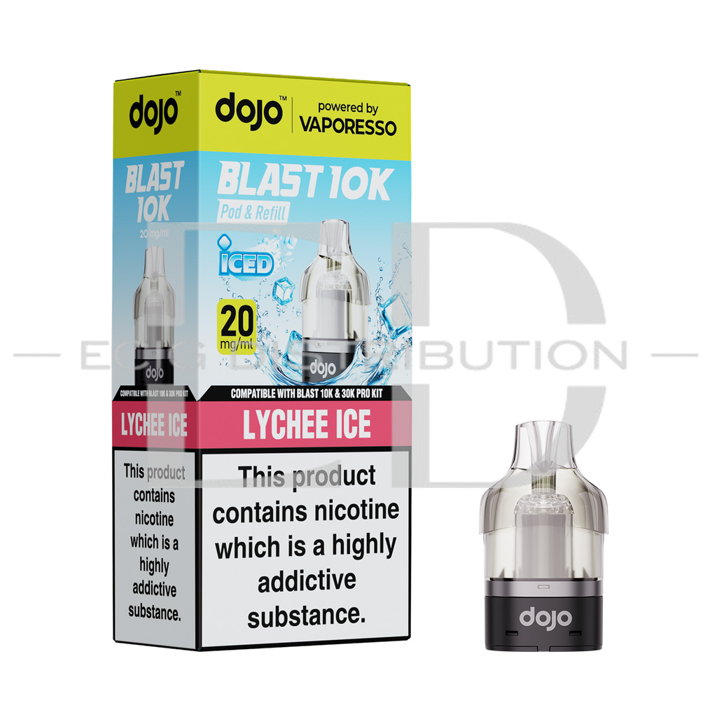 Vaporesso Dojo Blast 10/30K Refillable Pod - Lychee Ice 20MG