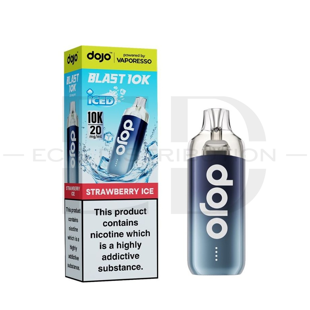 Vaporesso Dojo Blast 10K Pod Kit - Strawberry Ice 20MG
