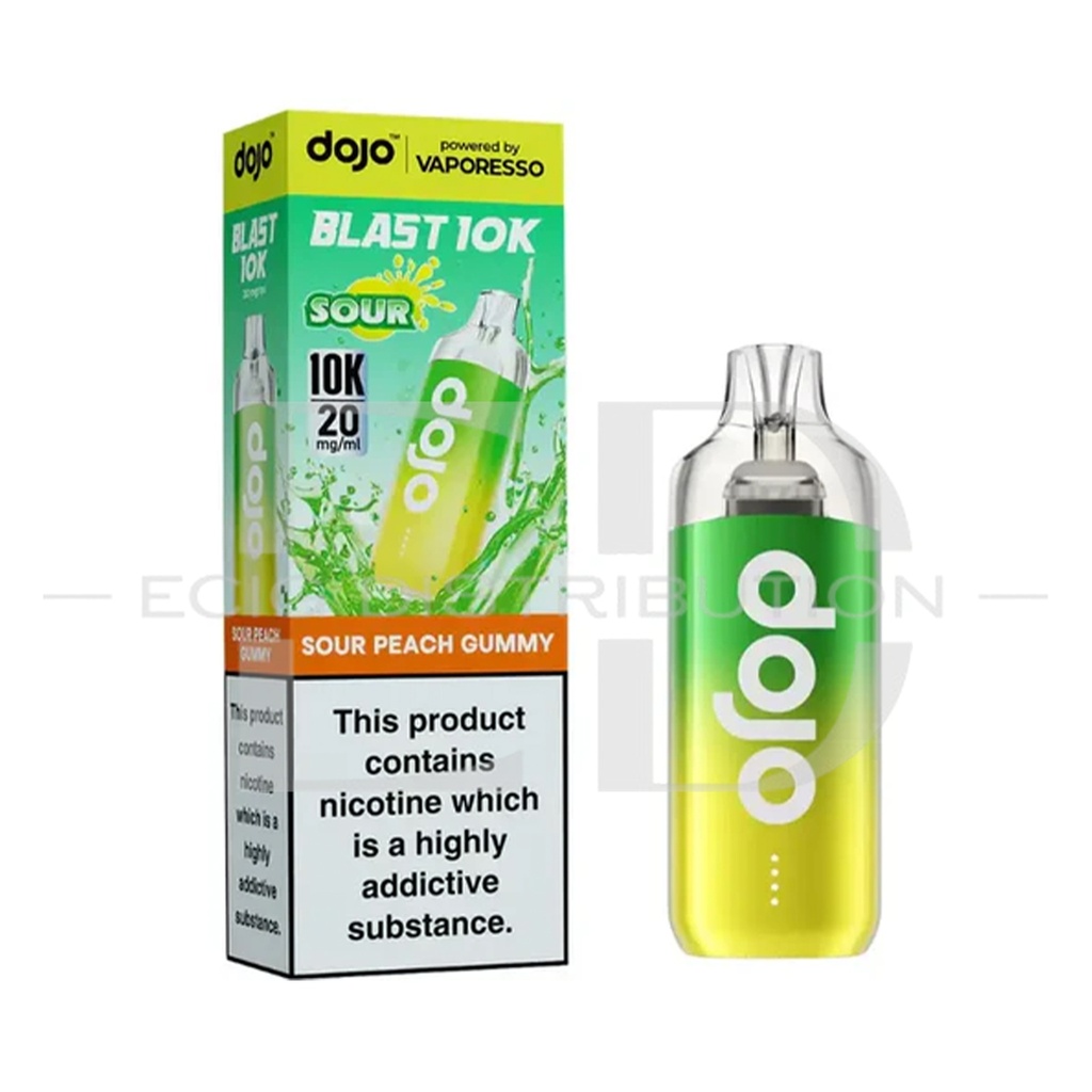Vaporesso Dojo Blast 10K Pod Kit - Sour Peach Gummy 20MG