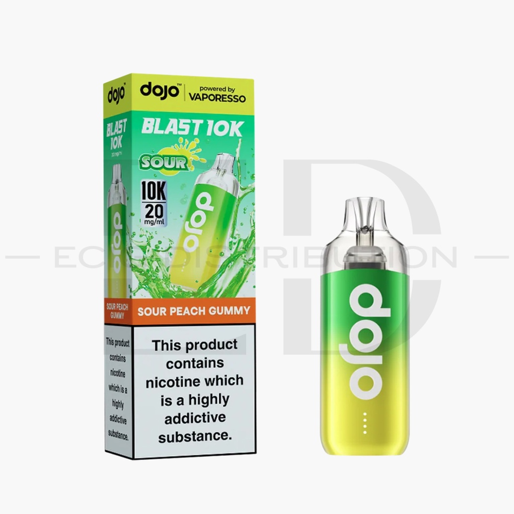 Vaporesso Dojo Blast 10K Pod Kit - Sour Peach Gummy 20MG
