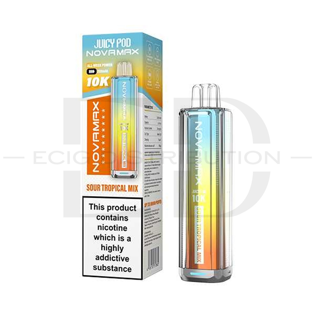Juicy Pod Novamax 10K Pod Kit - Sour Tropical Mix