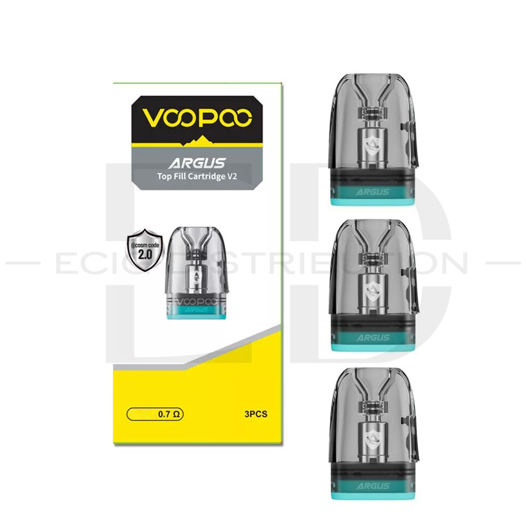 Voopoo Argus Top Fill V2 Refillable Pod 3Pcs/Pack - 0.7 Ohm ..