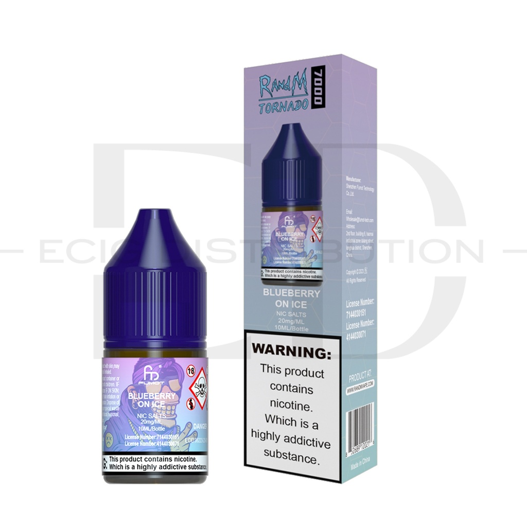 Fumot RandM Nic Salts - Blueberry On lce 20MG