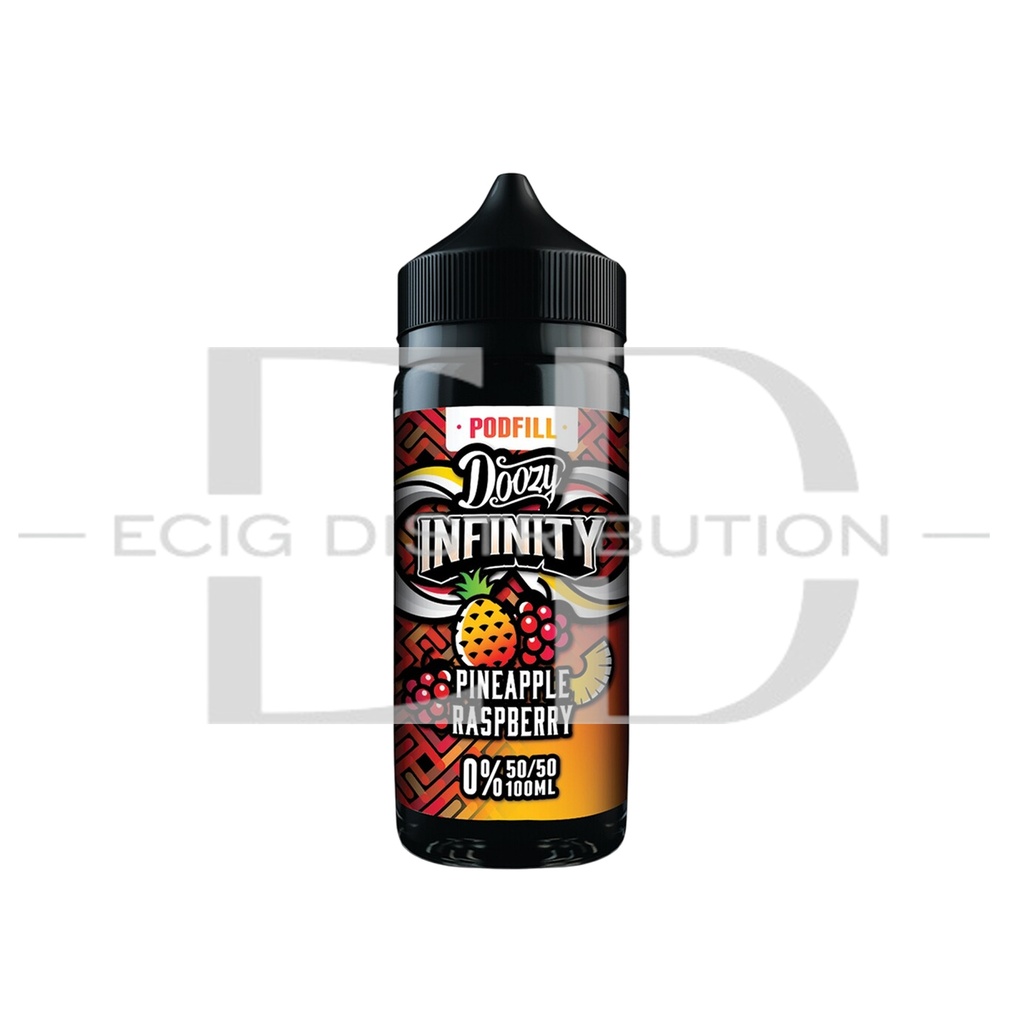 Doozy Infinity 100ML Shortfill 50/50 - Pineapple Raspberry 0MG
