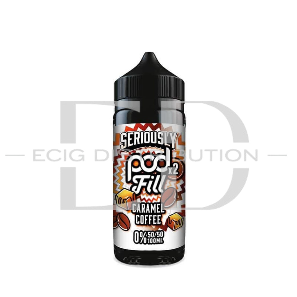 Doozy Seriously Pod Fill 2 100ML 50/50 - Caramel Coffee 0MG