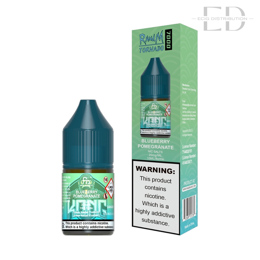 Fumot RandM Nic Salts - Blueberry Pomegranate 20MG