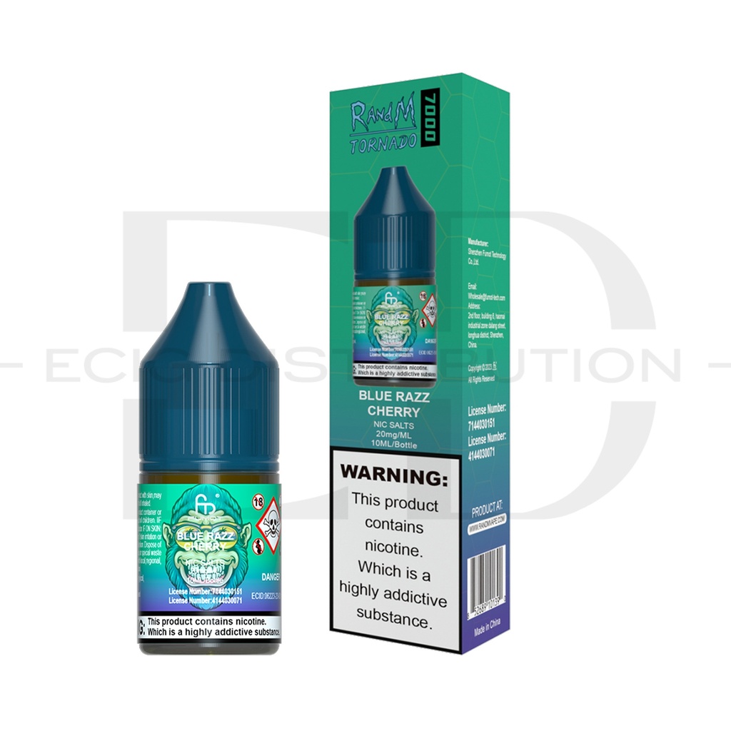 Fumot RandM Nic Salts - Blue Razz Cherry 20MG
