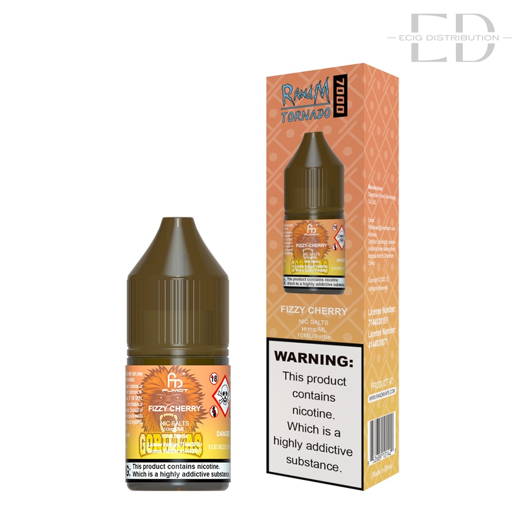 Fumot RandM Nic Salts - Fizzy Cherry 10MG
