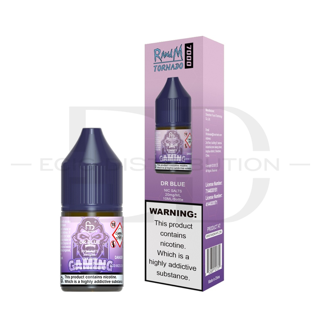 Fumot RandM Nic Salts - Dr Blue 20MG