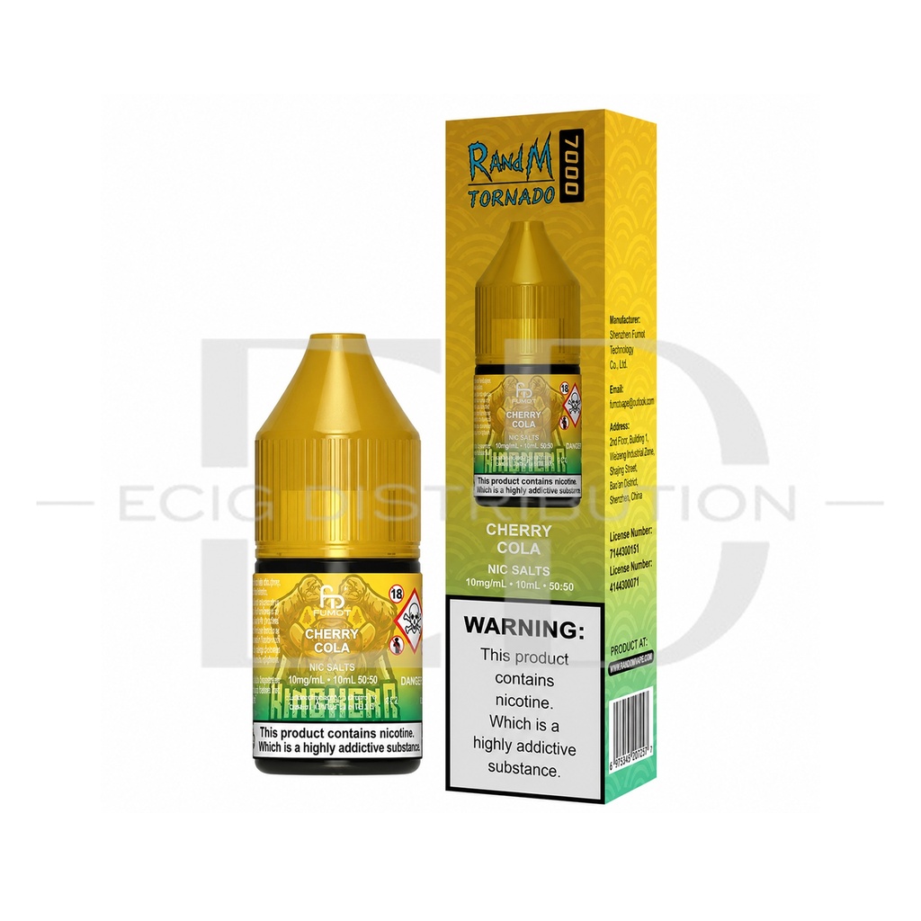 Fumot RandM Nic Salts - Cherry Cola 10MG