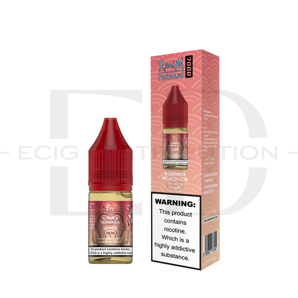 Fumot RandM Nic Salts - Summer Peach Ice 20MG