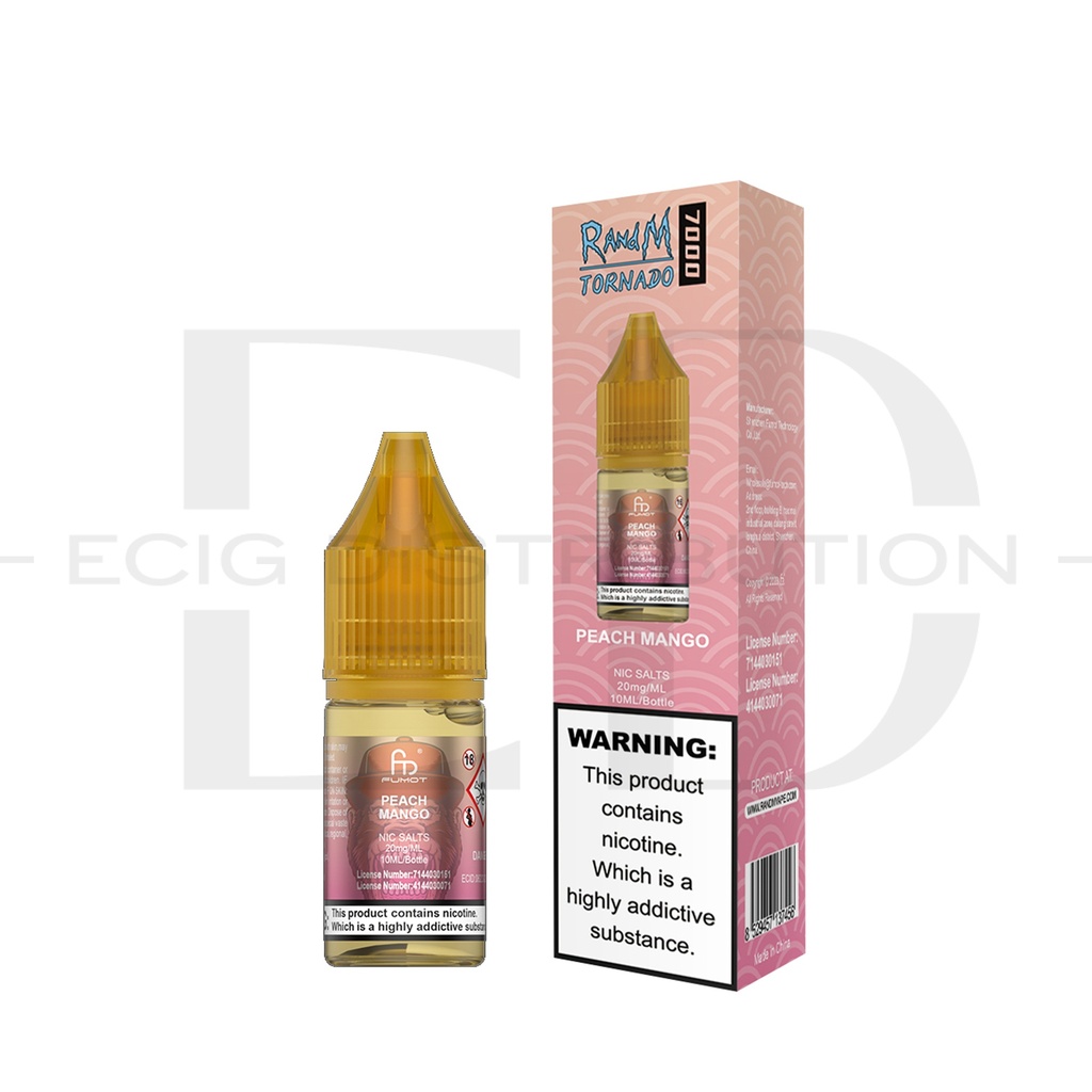 Fumot RandM Nic Salts - Peach Mango 20MG