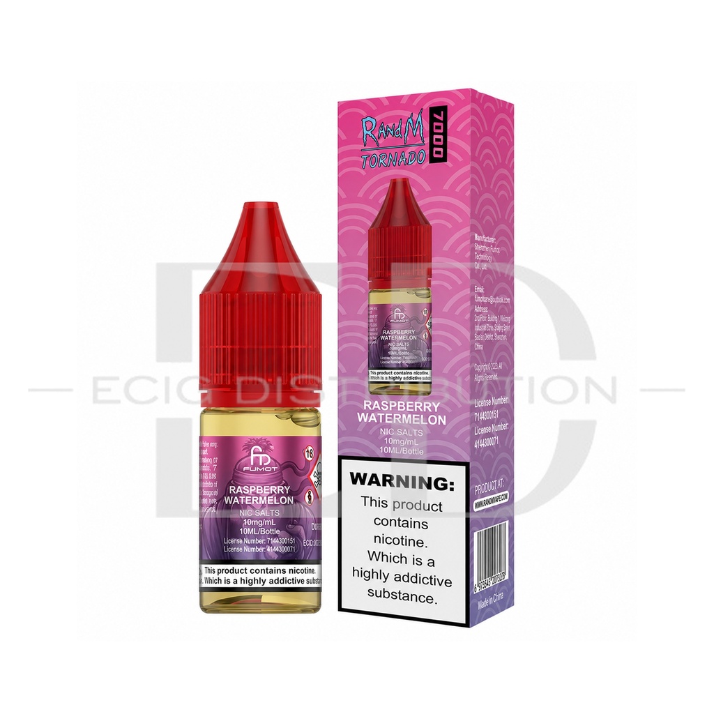 Fumot RandM Nic Salts - Raspberry Watermelon 10MG