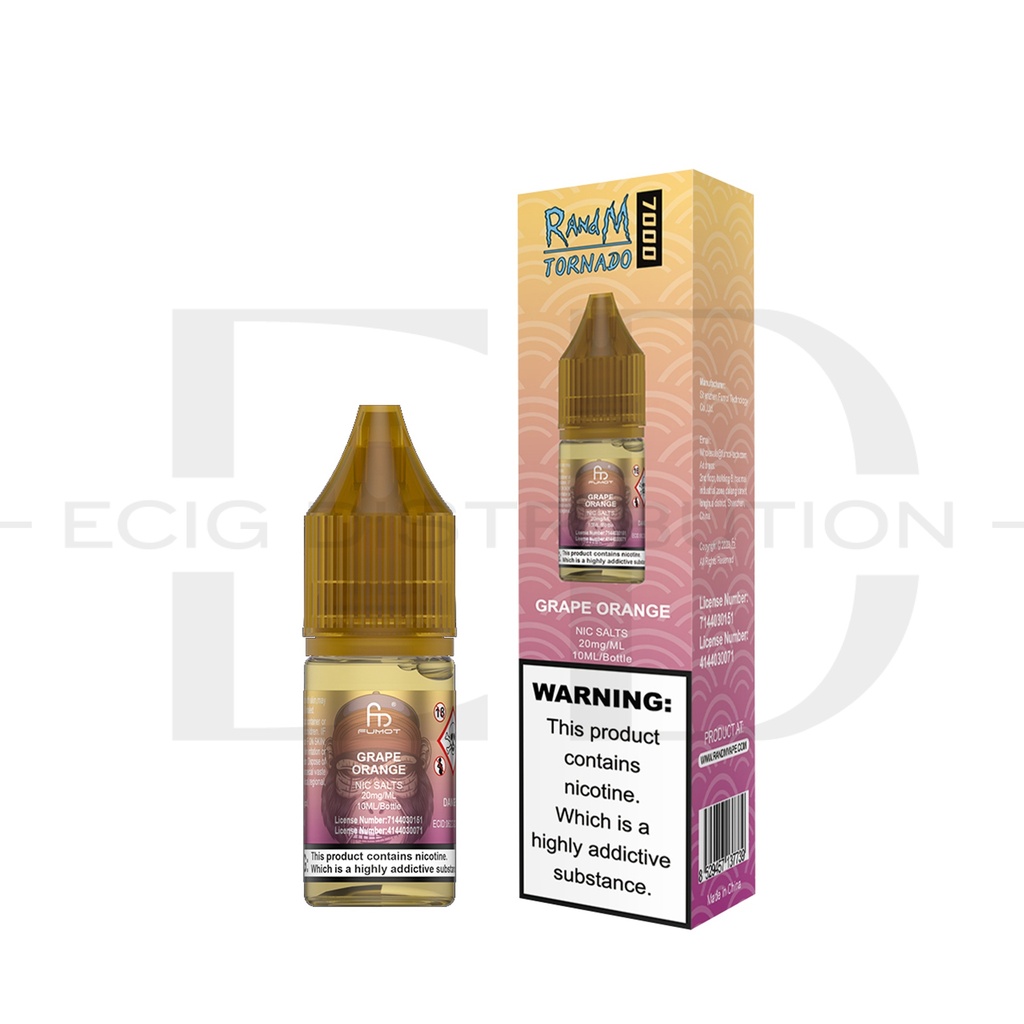 Fumot RandM Nic Salts - Grape Orange 20MG