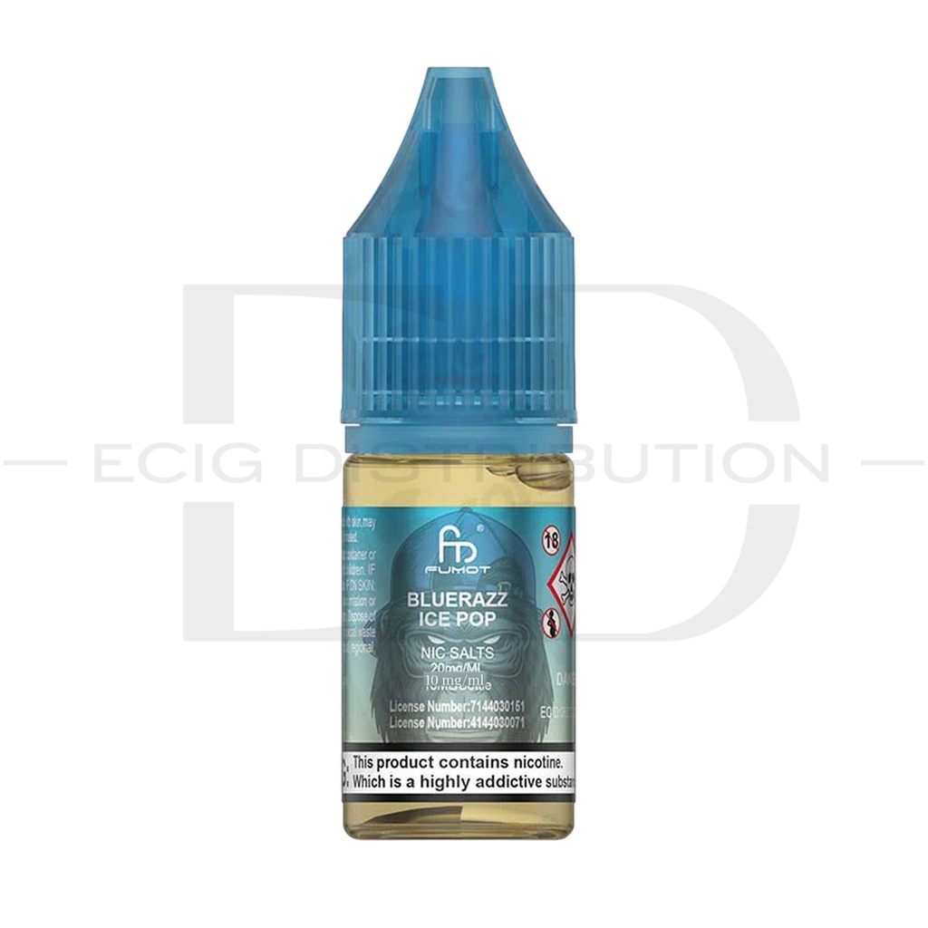 Fumot RandM Nic Salts - Blue Razz Ice Pop 10MG