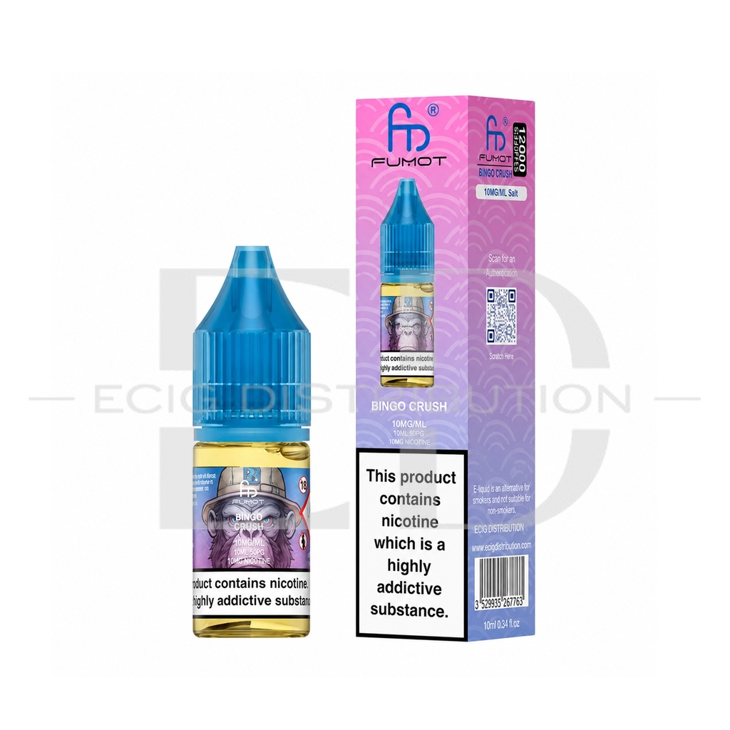 Fumot RandM Nic Salts - Bingo Crush 10MG
