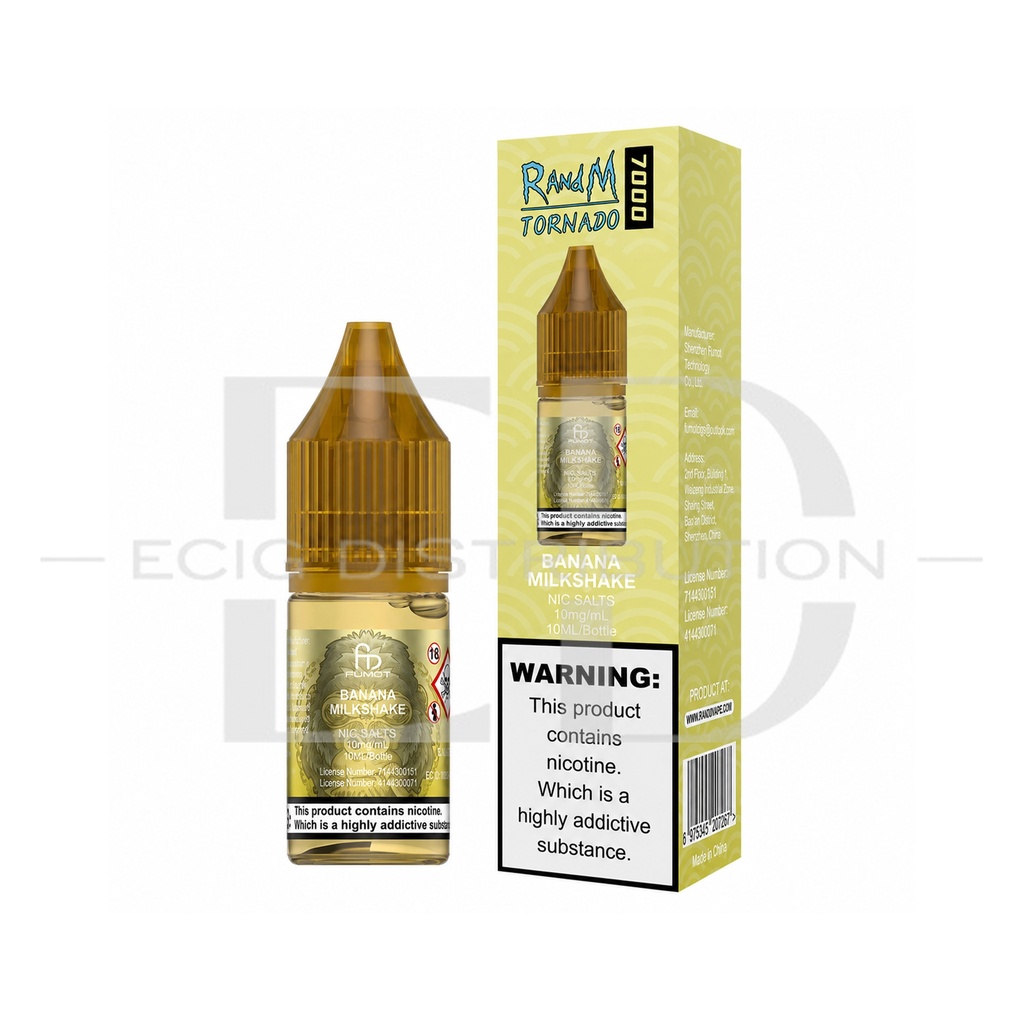 Fumot RandM Nic Salts - Banana Milkshake 10MG