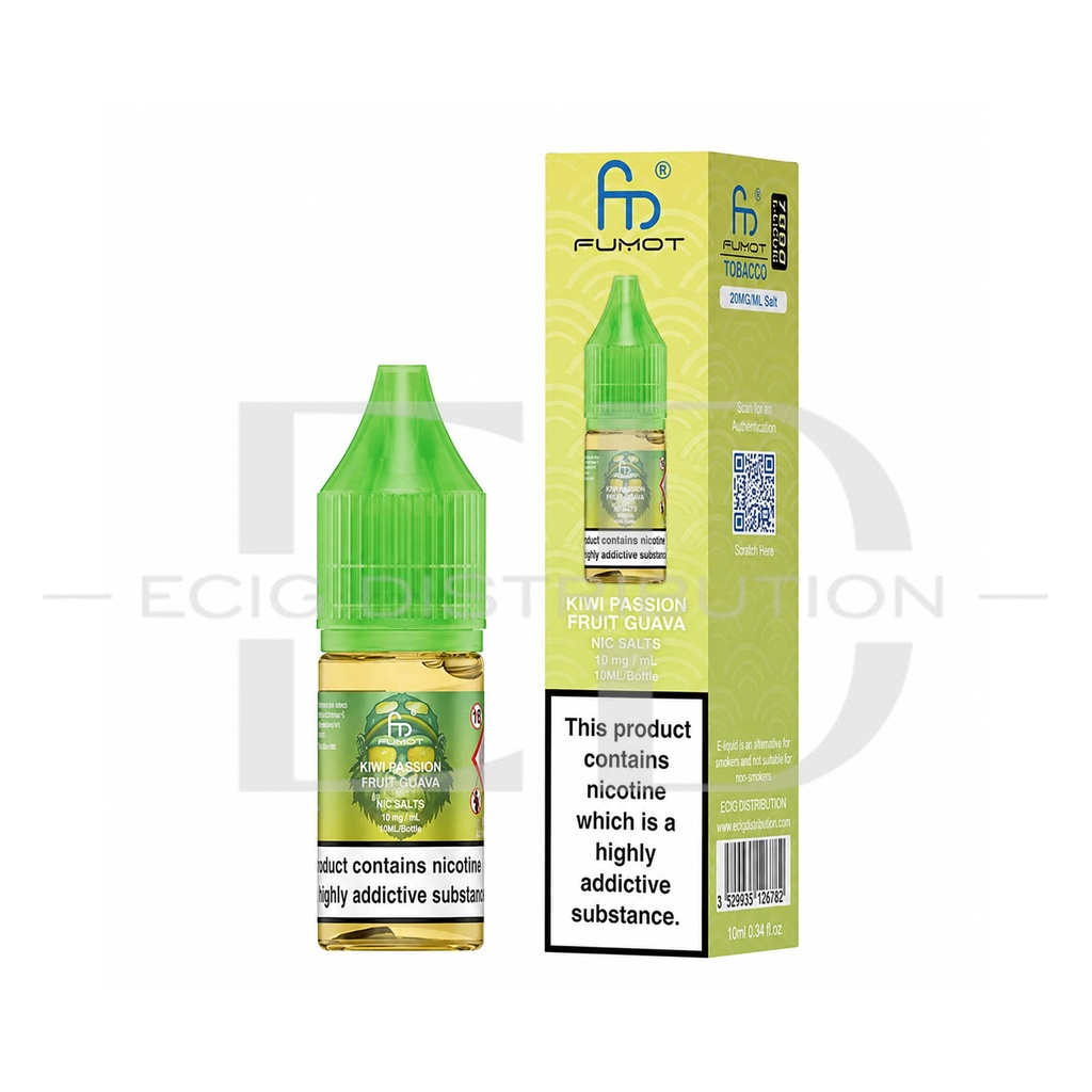 Fumot RandM Nic Salts - Kiwi Passion Fruit Guava 10MG