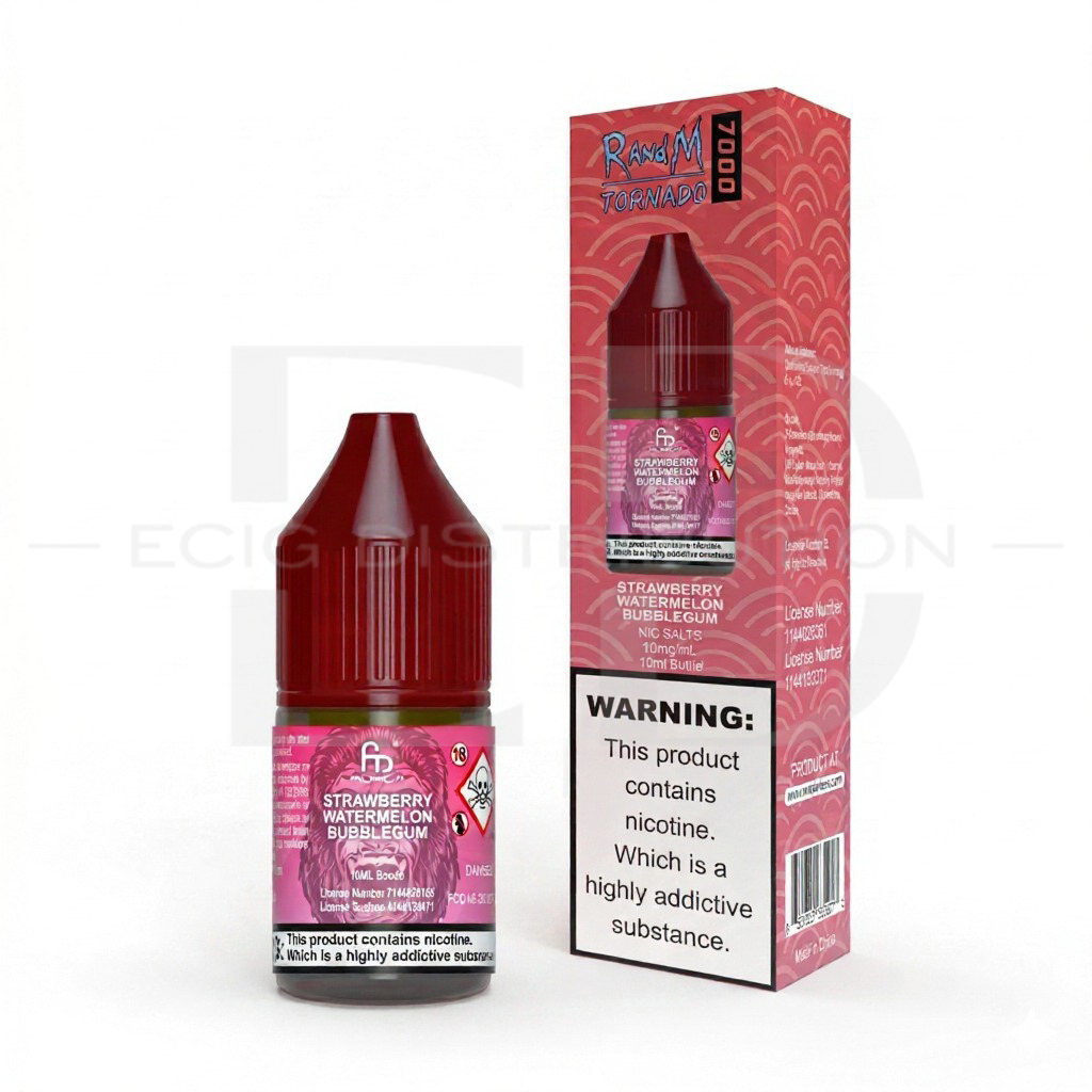 Fumot RandM Nic Salts - Strawberry Watermelon Bubblegum 10MG