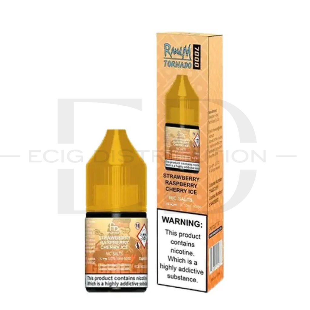 Fumot RandM Nic Salts - Strawberry Raspberry Cherry Ice 10MG