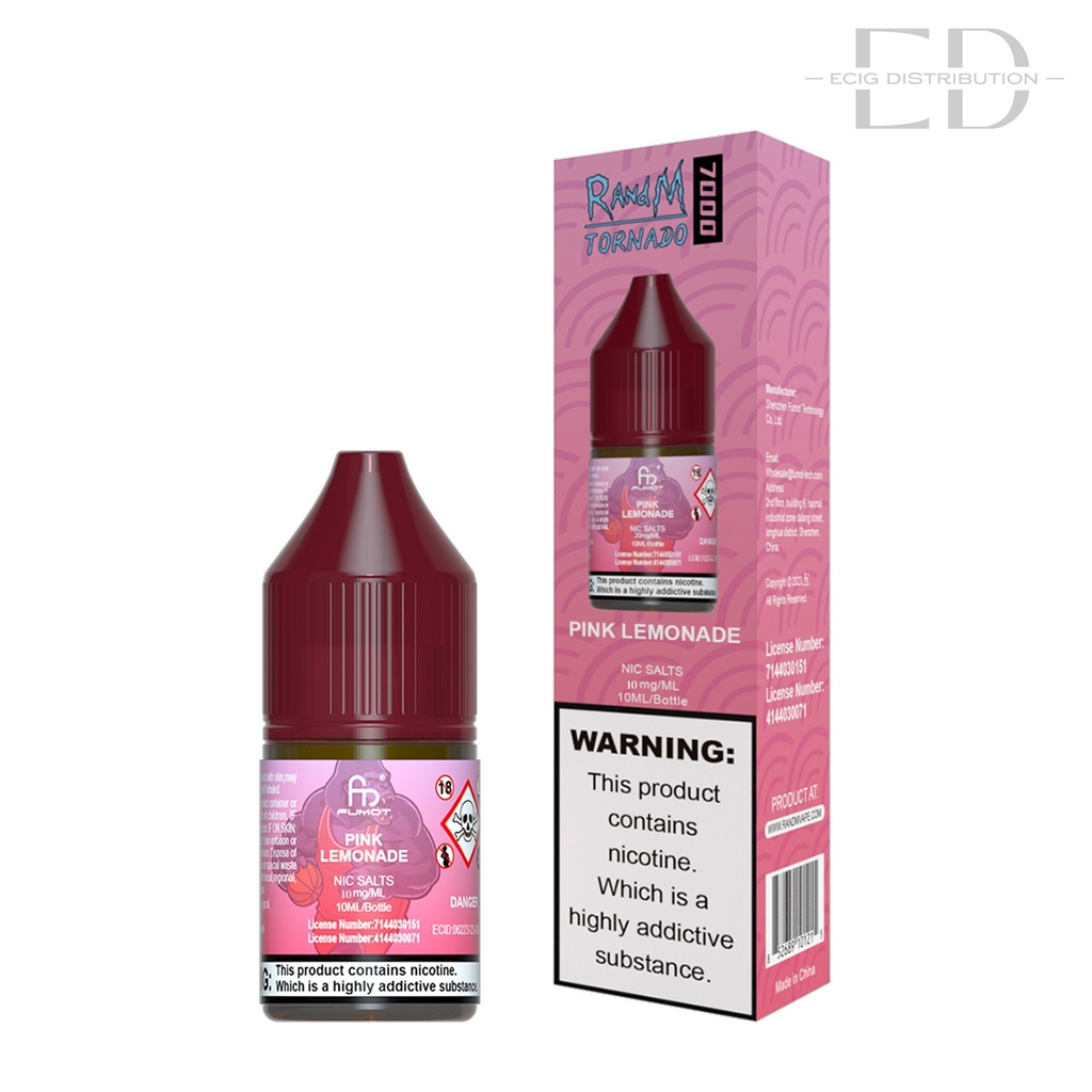 Fumot RandM Nic Salts - Pink Lemonade 10MG