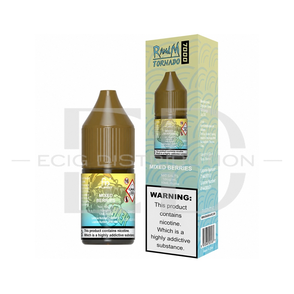 Fumot RandM Nic Salts - Mixed Berries 10MG