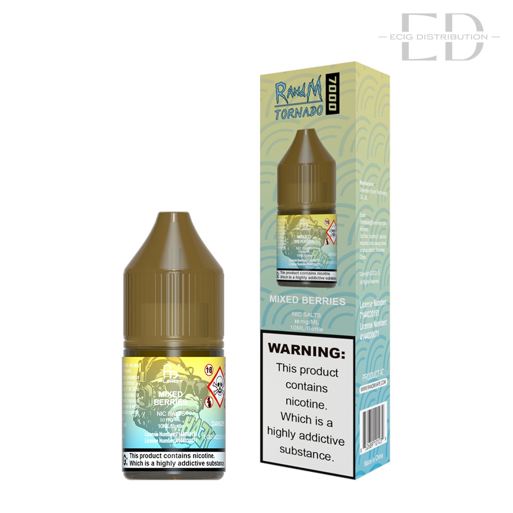 Fumot RandM Nic Salts - Mixed Berries 10MG