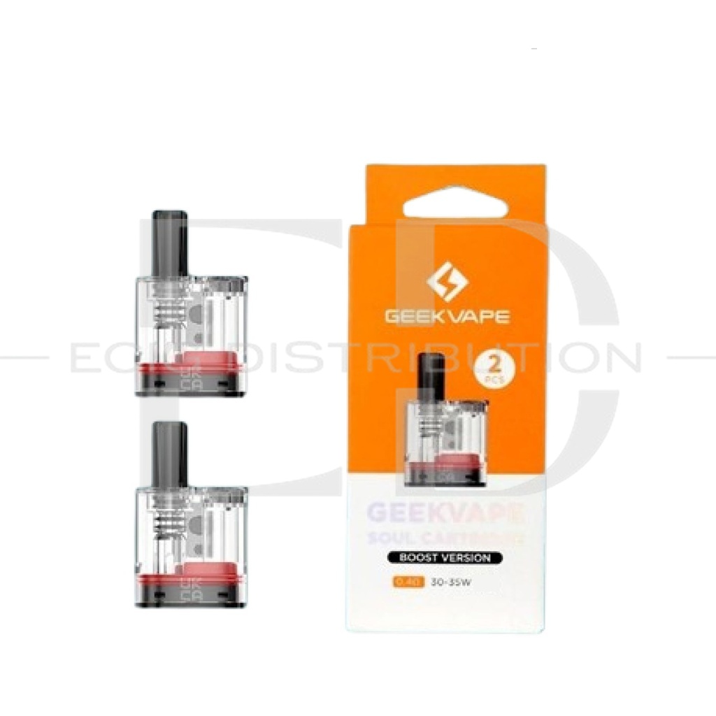Geekvape Soul Cartridge Refillable Pod Boost Version 2Pcs/Pack - 0.4 Ohm