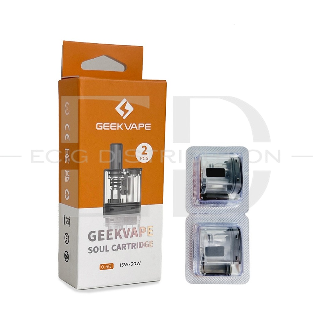 Geekvape Soul Cartridge Refillable Pod Boost Version 2Pcs/Pack - 0.6 Ohm