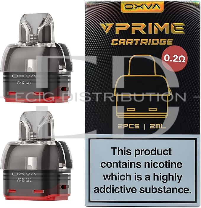 Oxva V Prime Refillable Pod 2Pcs/Pack - 0.2 Ohm