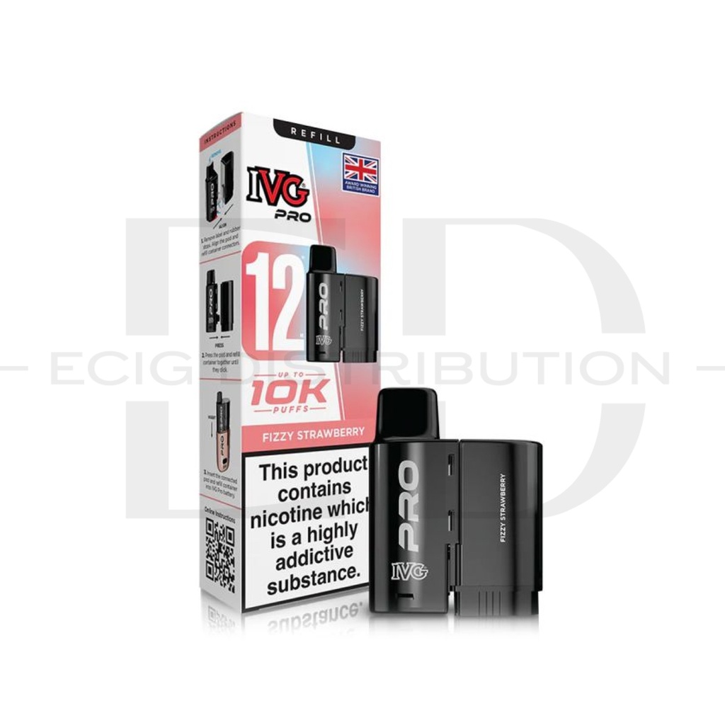IVG Pro 12 Refillable Pod - Fizzy Strawberry 20MG