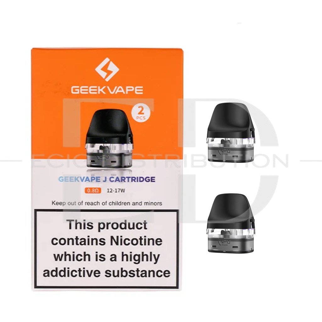 Geekvape J Series Refillable Pod 2Pcs/Pack - 0.8 Ohm XL