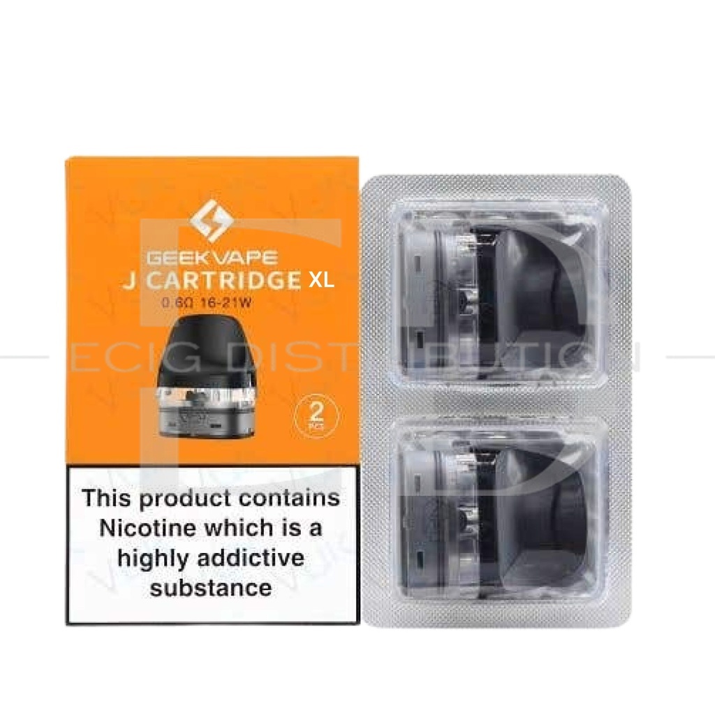 Geekvape J Series Refillable Pod 2Pcs/Pack - 0.6 Ohm XL