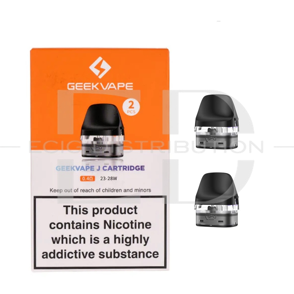Geekvape J Series Refillable Pod 2Pcs/Pack - 0.4 Ohm XL