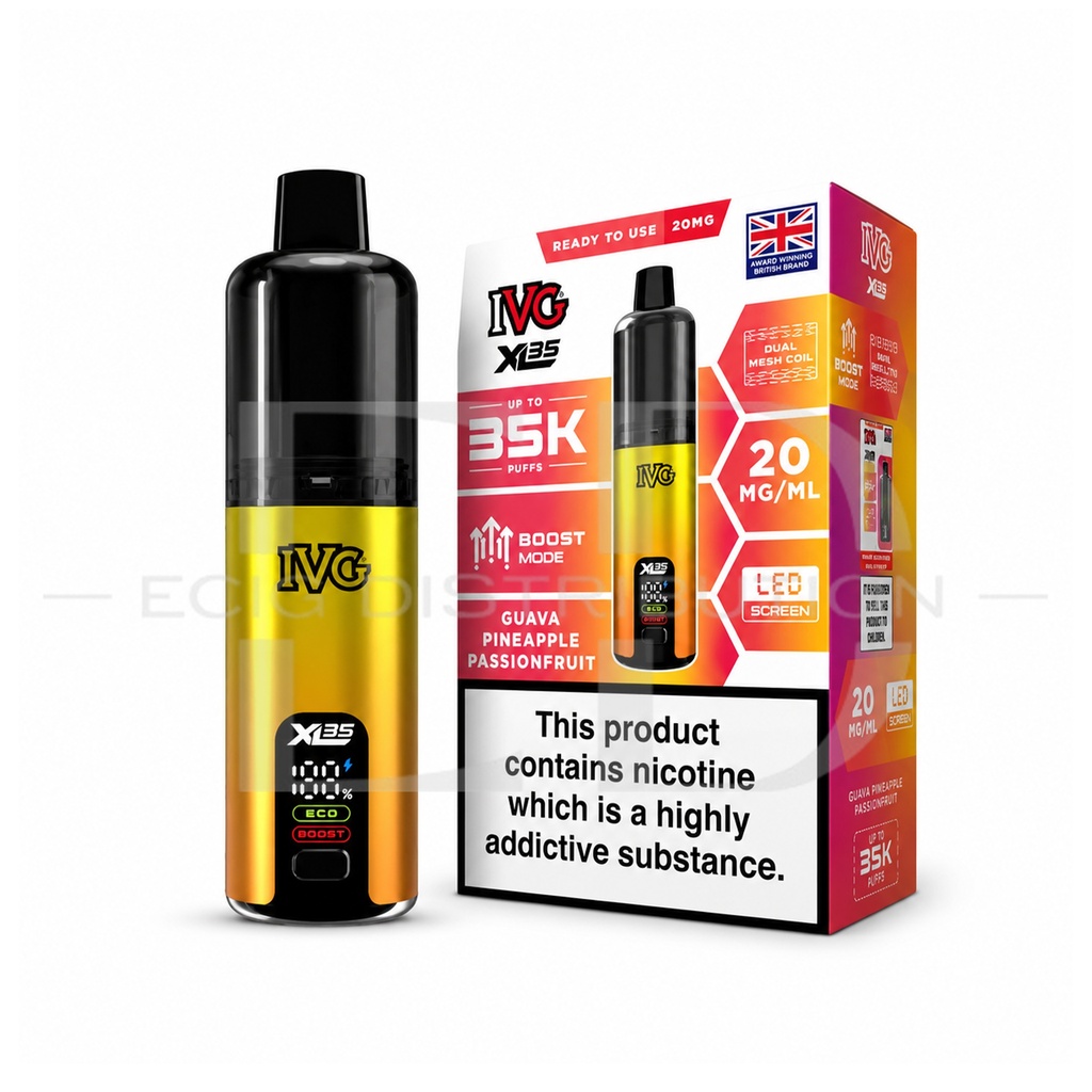 IVG XL 35 Pod Kit - Guava Pineapple Passionfruit 20MG