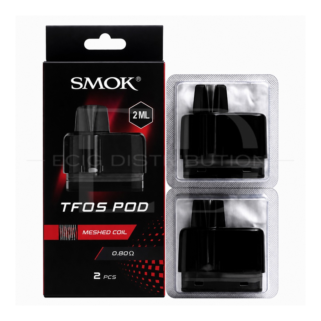 Smok Tfos Meshed Refillable Pod 2Pcs/Pack - 0.8 Ohm