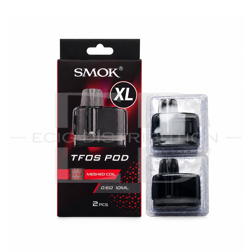 Smok Tfos Meshed Refillable Pod 2Pcs/Pack - 0.6 Ohm XL