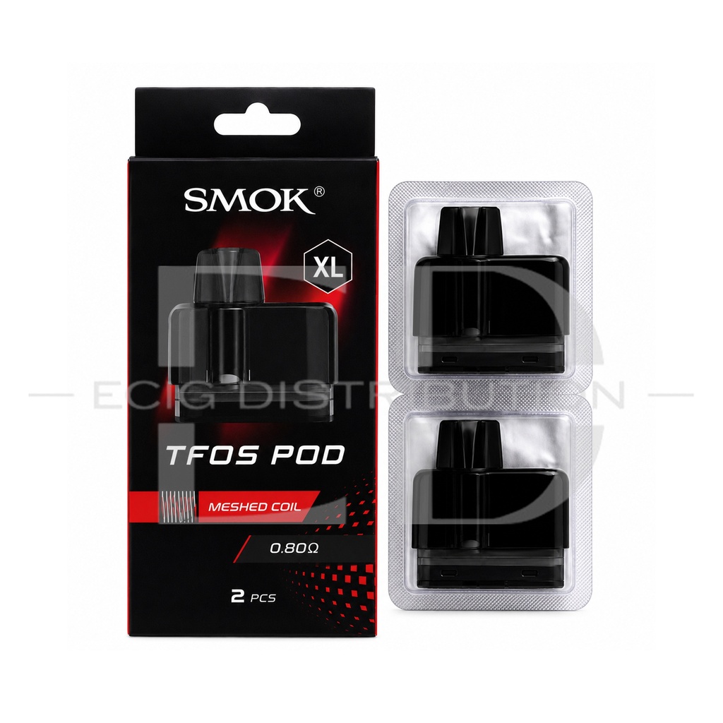 Smok Tfos Meshed Refillable Pod 2Pcs/Pack - 0.8 Ohm XL